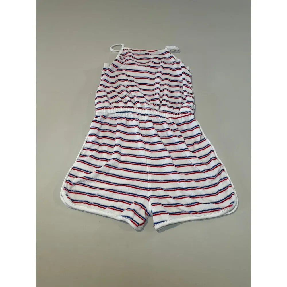 Carter’s French Terry Striped Romper – Size 12